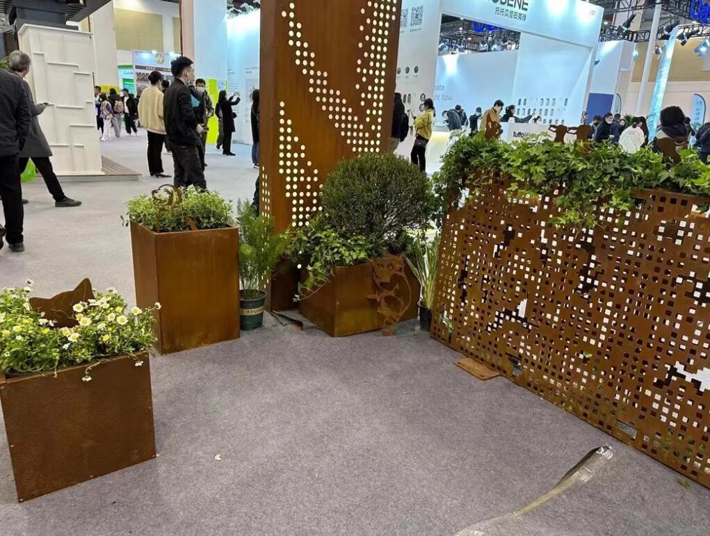 林周耐候钢花箱